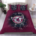 manly-warringah-sea-eagles-bedding-set-polynesian-hibiscus-tropical-vintage-nrl