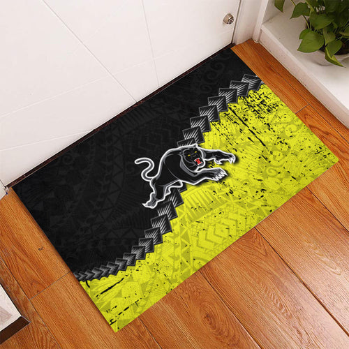 penrith-panthers-doormat-grunge-polynesian-tattoo-nrl