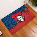 newcastle-knights-doormat-grunge-polynesian-tattoo-nrl