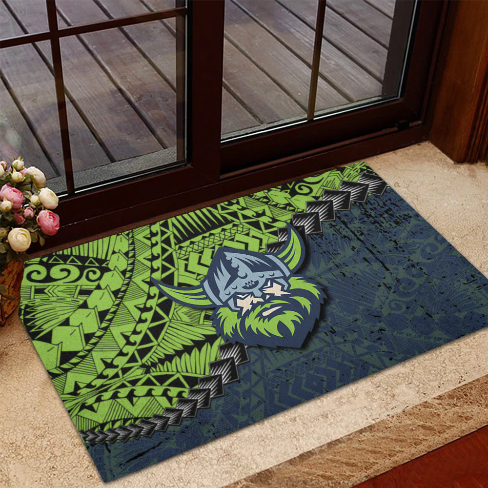 canberra-raiders-doormat-grunge-polynesian-tattoo-nrl