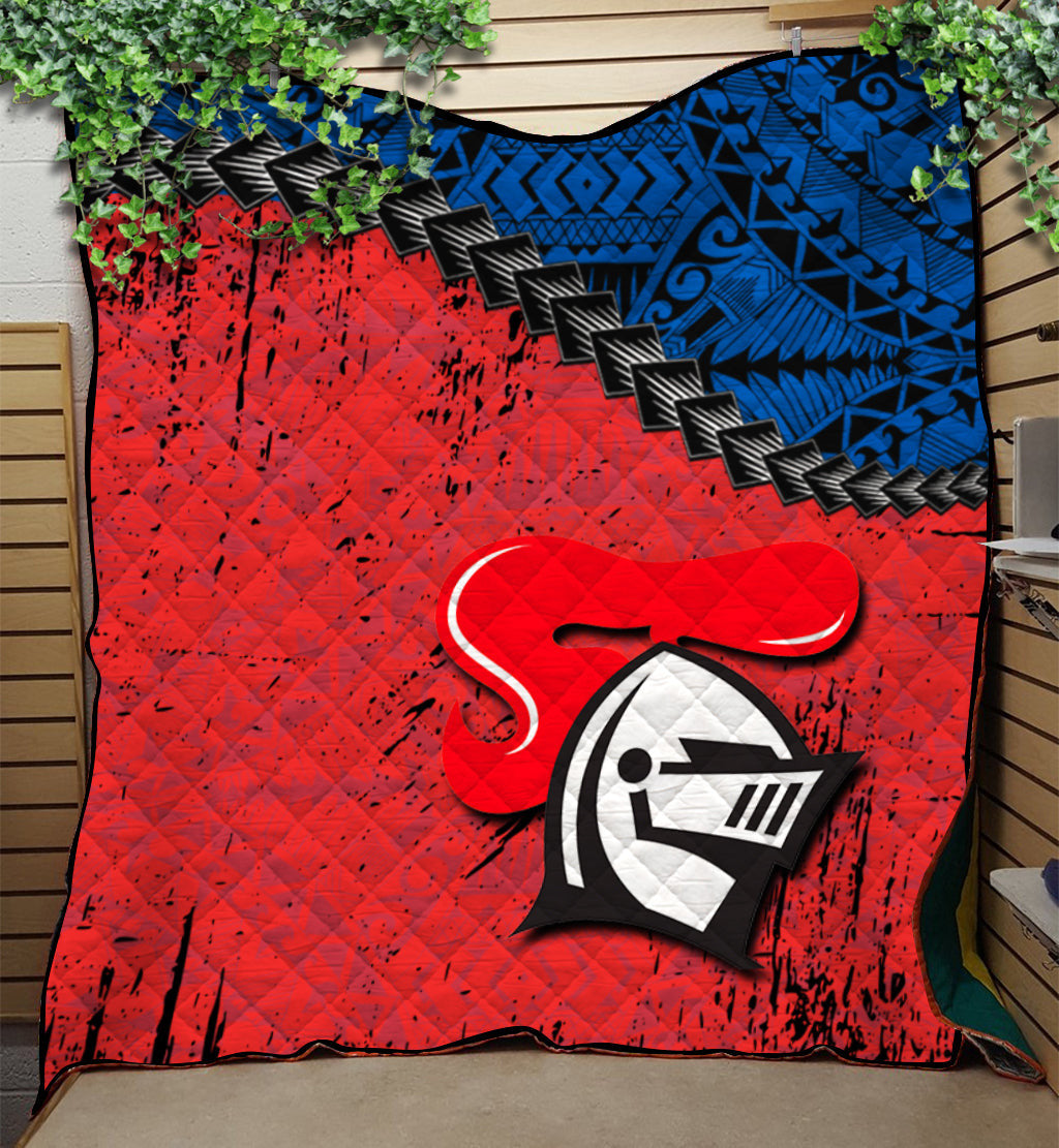 newcastle-knights-premium-quilt-grunge-polynesian-tattoo-nrl
