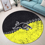 penrith-panthers-round-rug-grunge-polynesian-tattoo-nrl