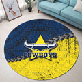 north-queensland-cowboys-round-rug-grunge-polynesian-tattoo-nrl