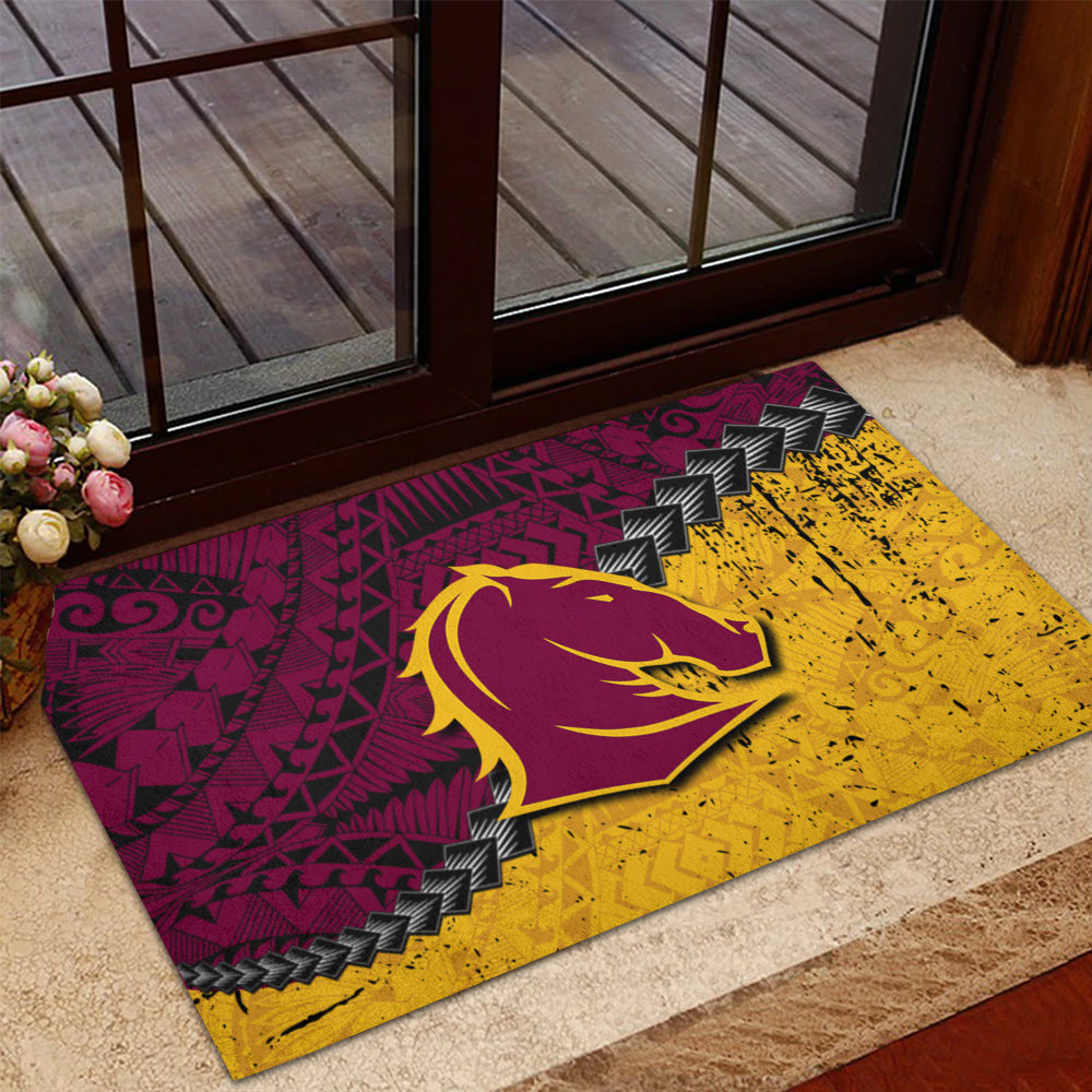 brisbane-broncos-doormat-grunge-polynesian-tattoo-nrl
