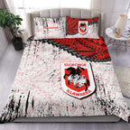 st-george-illawarra-dragons-bedding-set-grunge-polynesian-tattoo-nrl