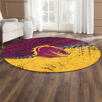 brisbane-broncos-round-rug-grunge-polynesian-tattoo-nrl