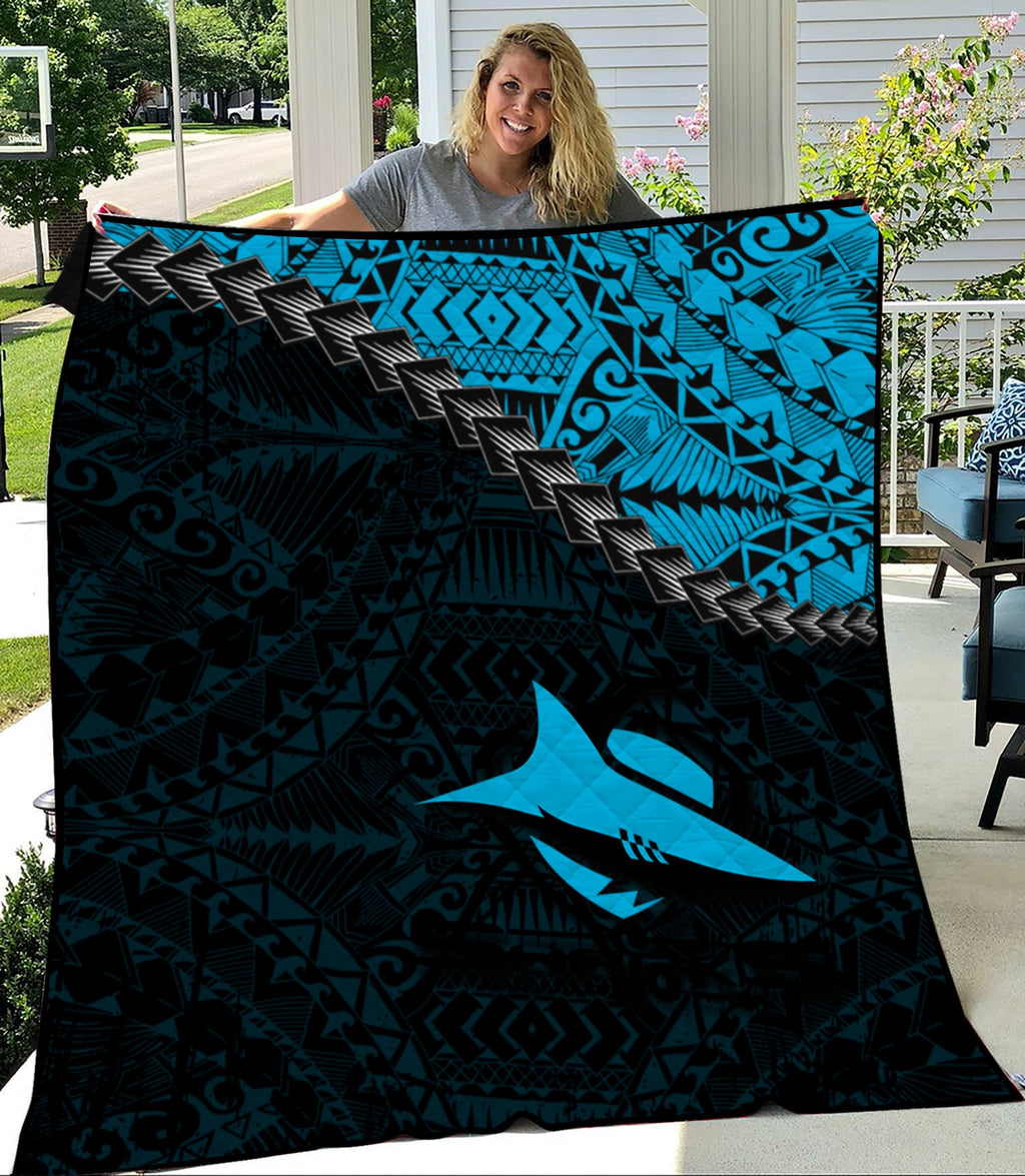 cronulla-sutherland-sharks-premium-quilt-grunge-polynesian-tattoo-nrl