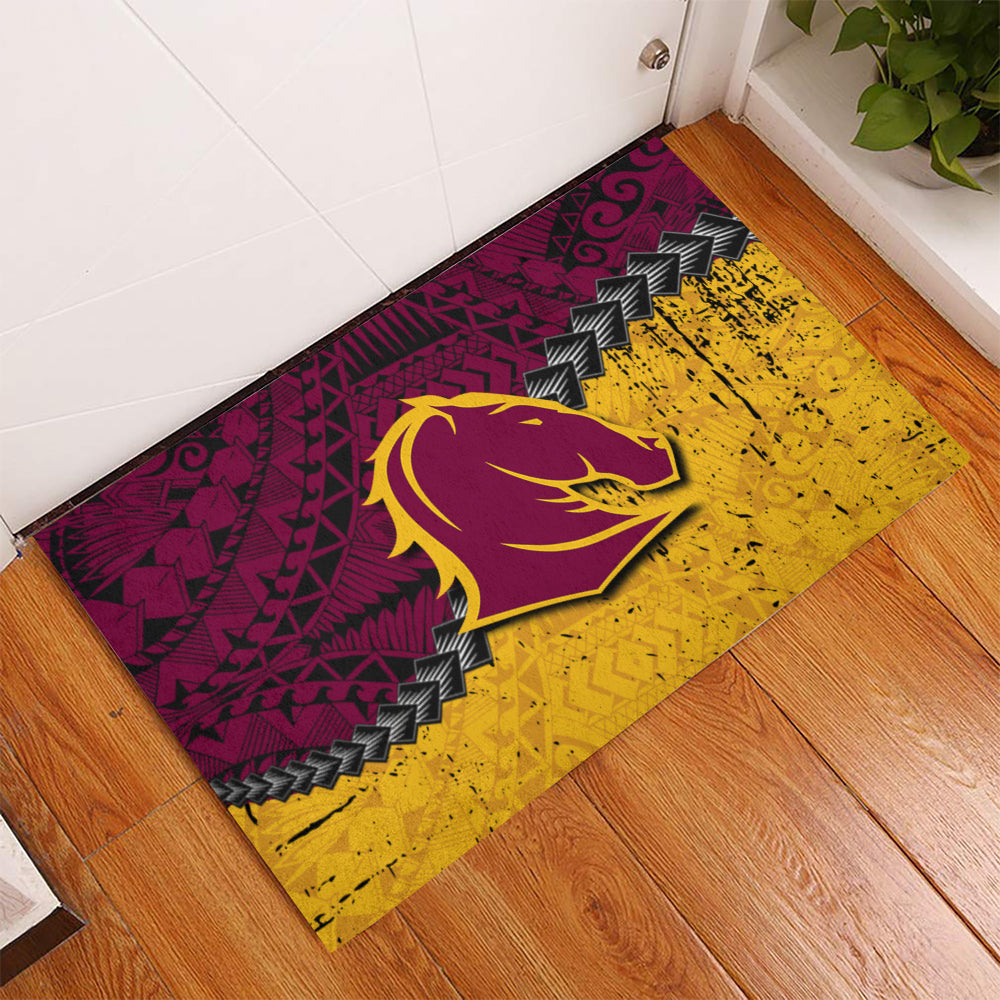 brisbane-broncos-doormat-grunge-polynesian-tattoo-nrl