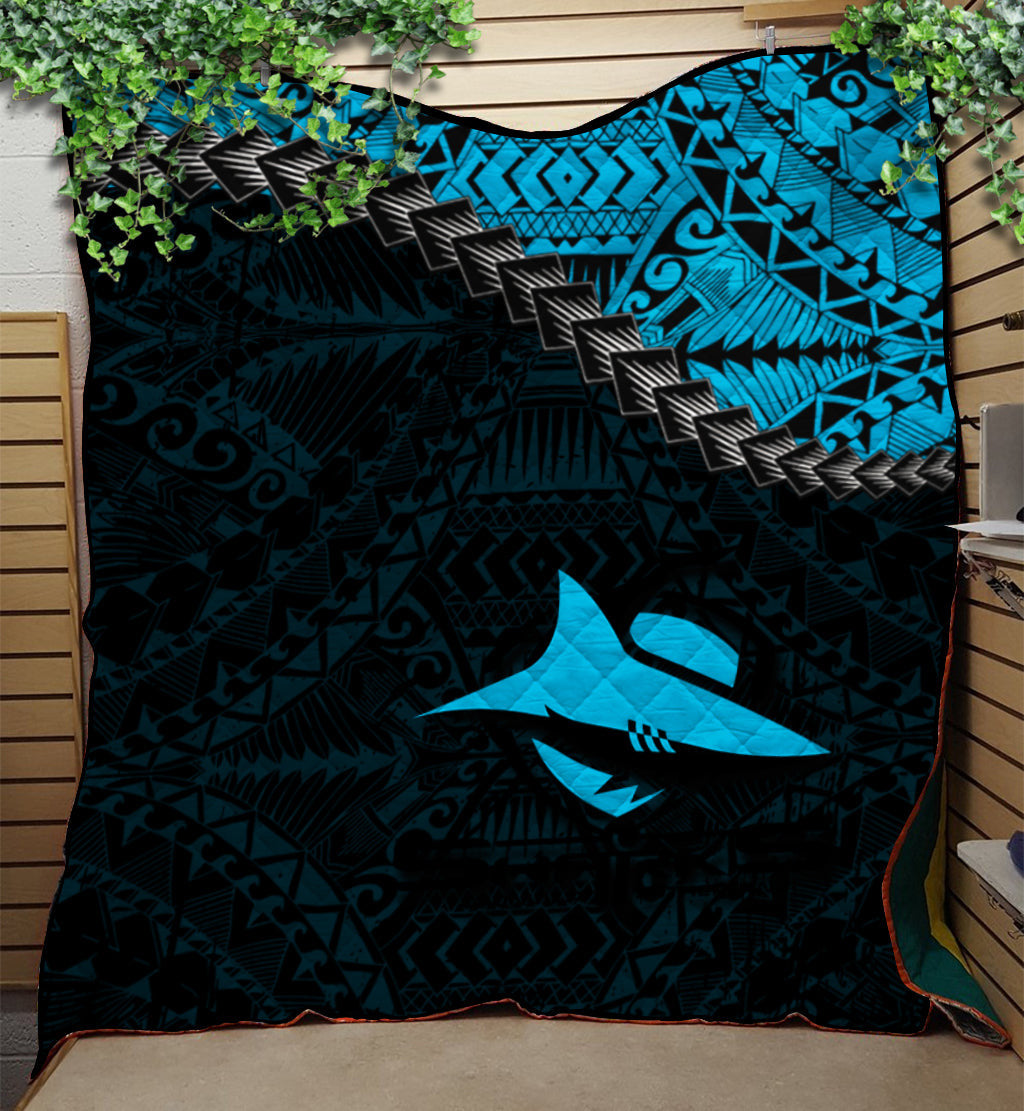 cronulla-sutherland-sharks-premium-quilt-grunge-polynesian-tattoo-nrl