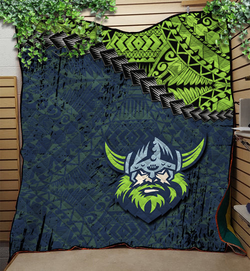 canberra-raiders-premium-quilt-grunge-polynesian-tattoo-nrl