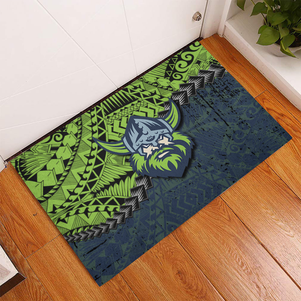 canberra-raiders-doormat-grunge-polynesian-tattoo-nrl