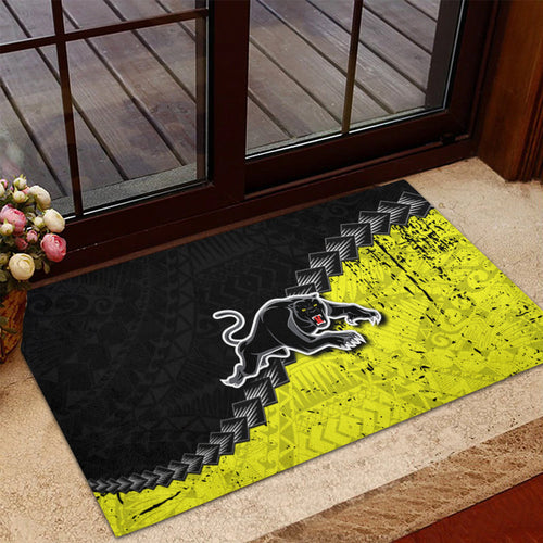 penrith-panthers-doormat-grunge-polynesian-tattoo-nrl
