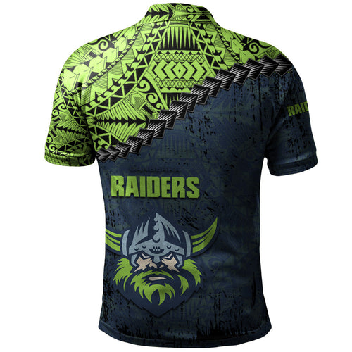 canberra-raiders-polo-shirt-grunge-polynesian-tattoo-nrl