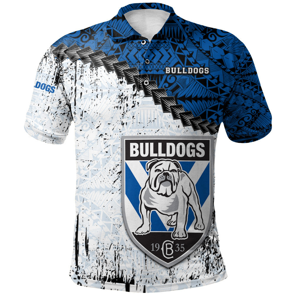 canterbury-bankstown-bulldogs-polo-shirt-grunge-polynesian-tattoo-nrl