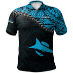 cronulla-sutherland-sharks-polo-shirt-grunge-polynesian-tattoo-nrl