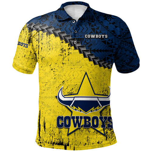 north-queensland-cowboys-polo-shirt-grunge-polynesian-tattoo-nrl