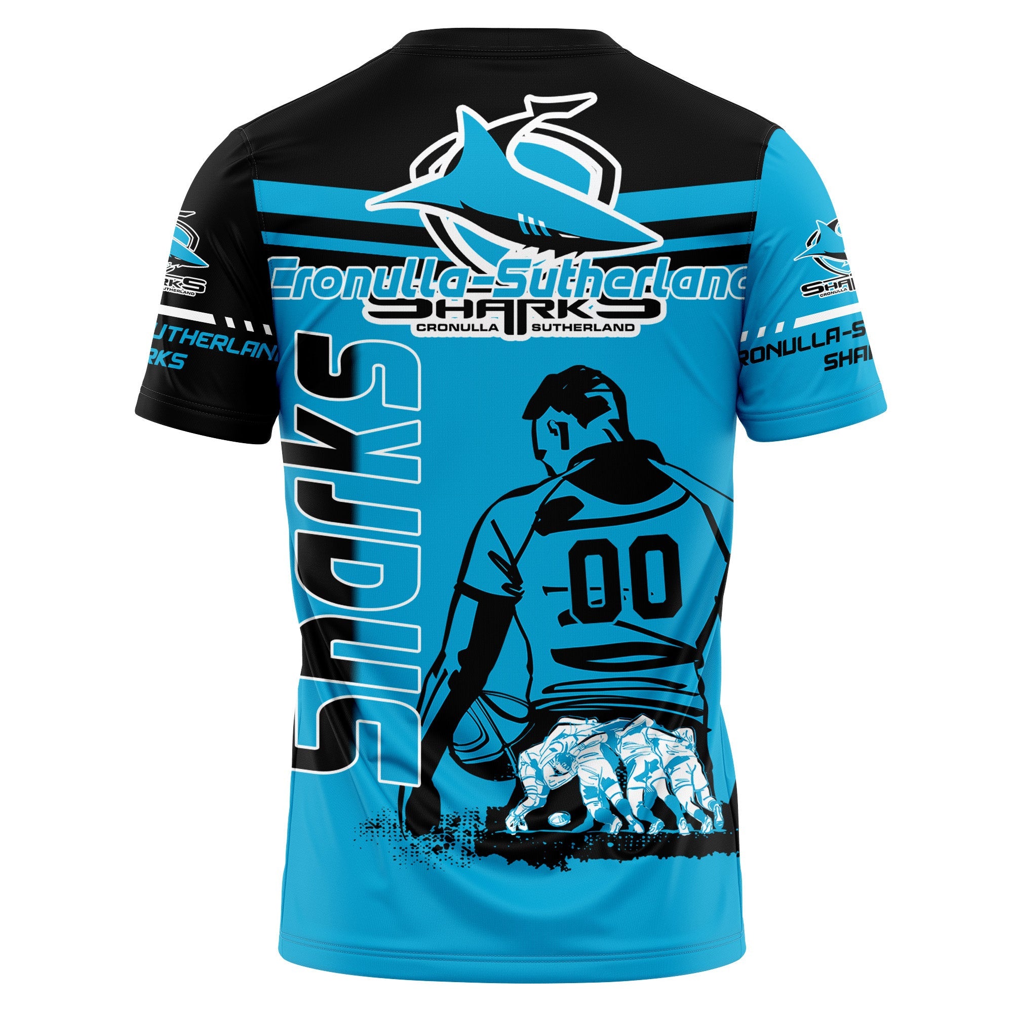 cronulla-sutherland-sharks-t-shirt-personalized-pentagon-style-nrl