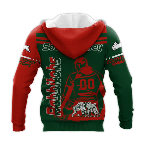 south-sydney-rabbitohs-hoodie-personalized-pentagon-style-nrl