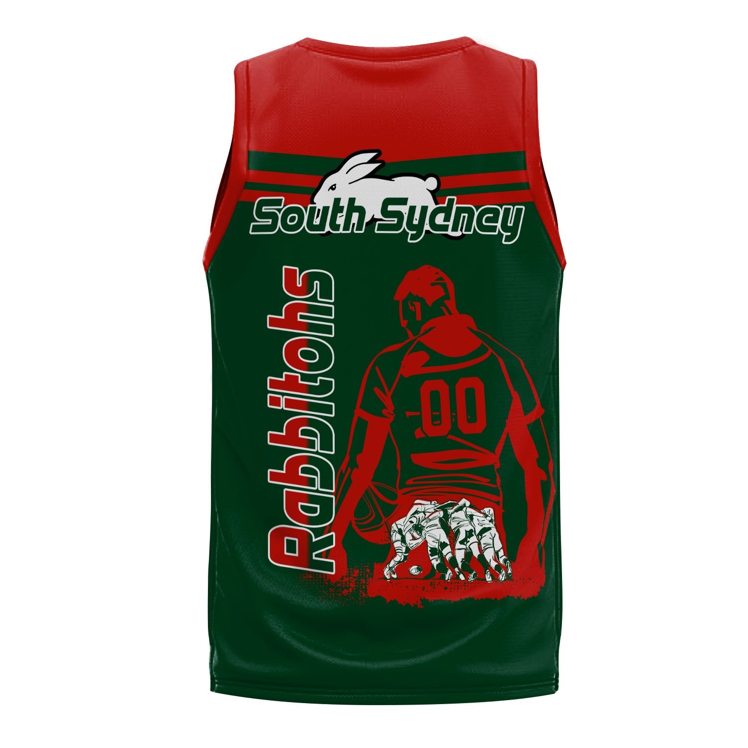 south-sydney-rabbitohs-basketball-jersey-personalized-pentagon-style-nrl
