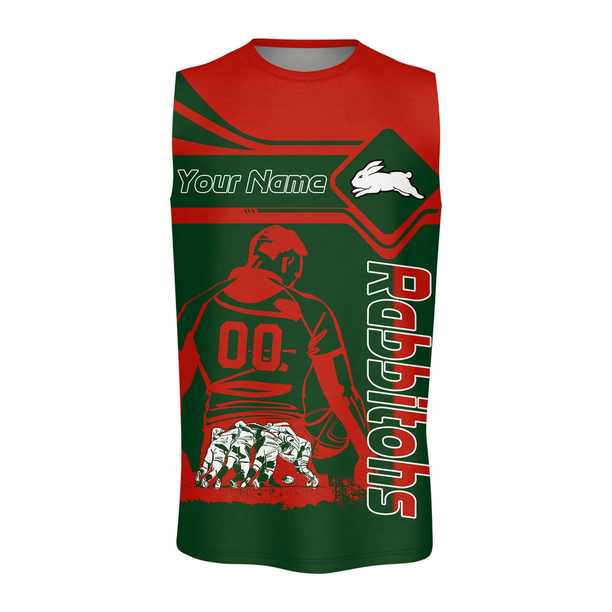 south-sydney-rabbitohs-oneck-tank-top-personalized-pentagon-style-nrl