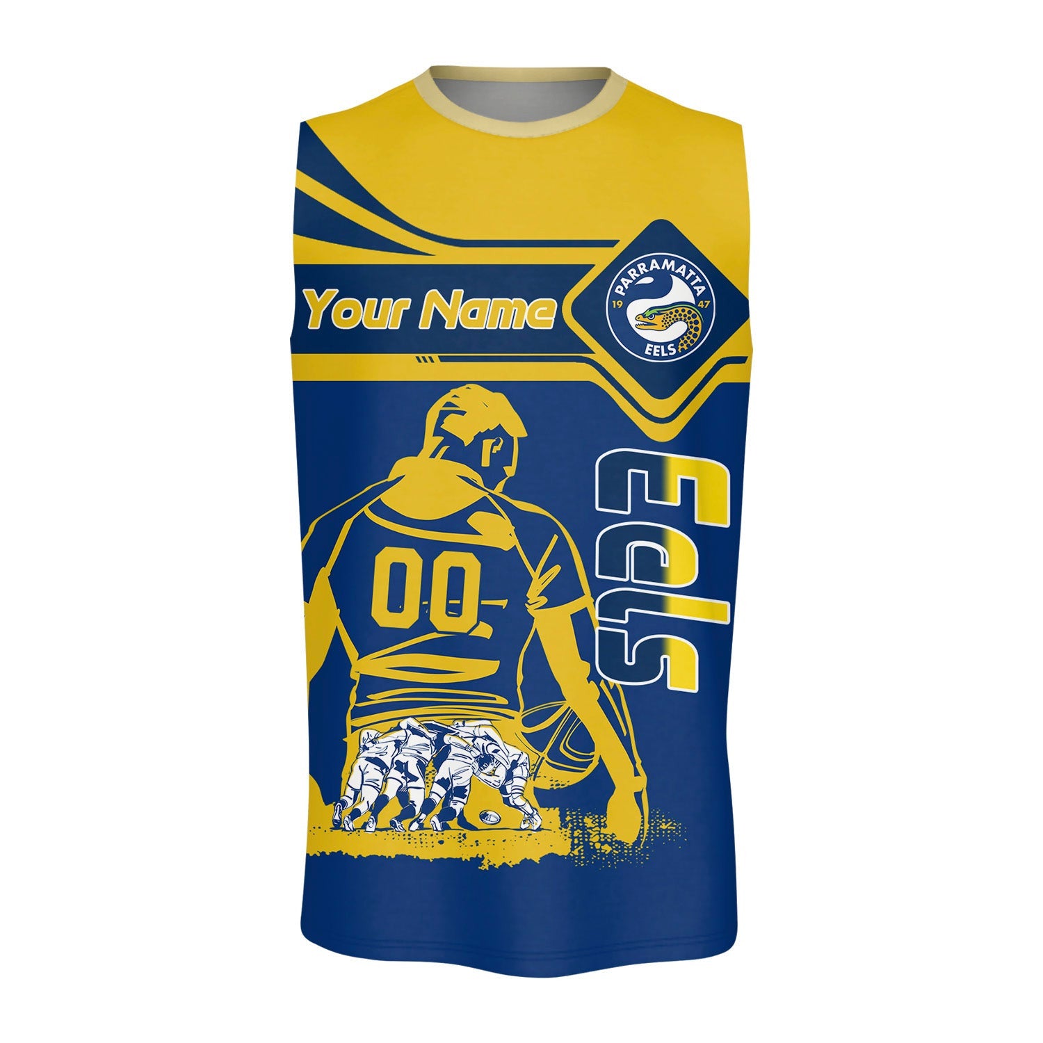 parramatta-eels-oneck-tank-top-personalized-pentagon-style-nrl