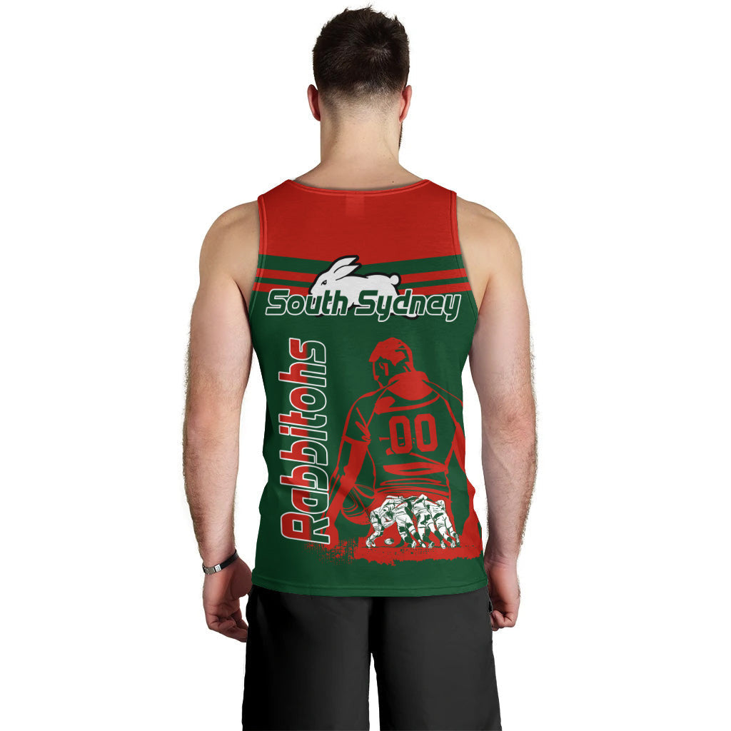 south-sydney-rabbitohs-tank-top-personalized-pentagon-style-nrl
