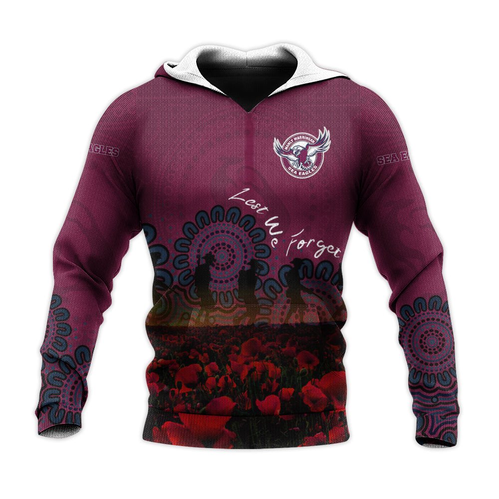 manly-warringah-sea-eagles-hoodie-personalized-aboriginal-rugby-anzac-day-poppy-with-soldiers-nrl