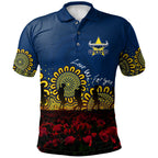 north-queensland-cowboys-polo-shirt-personalized-aboriginal-rugby-anzac-day-poppy-with-soldiers-nrl