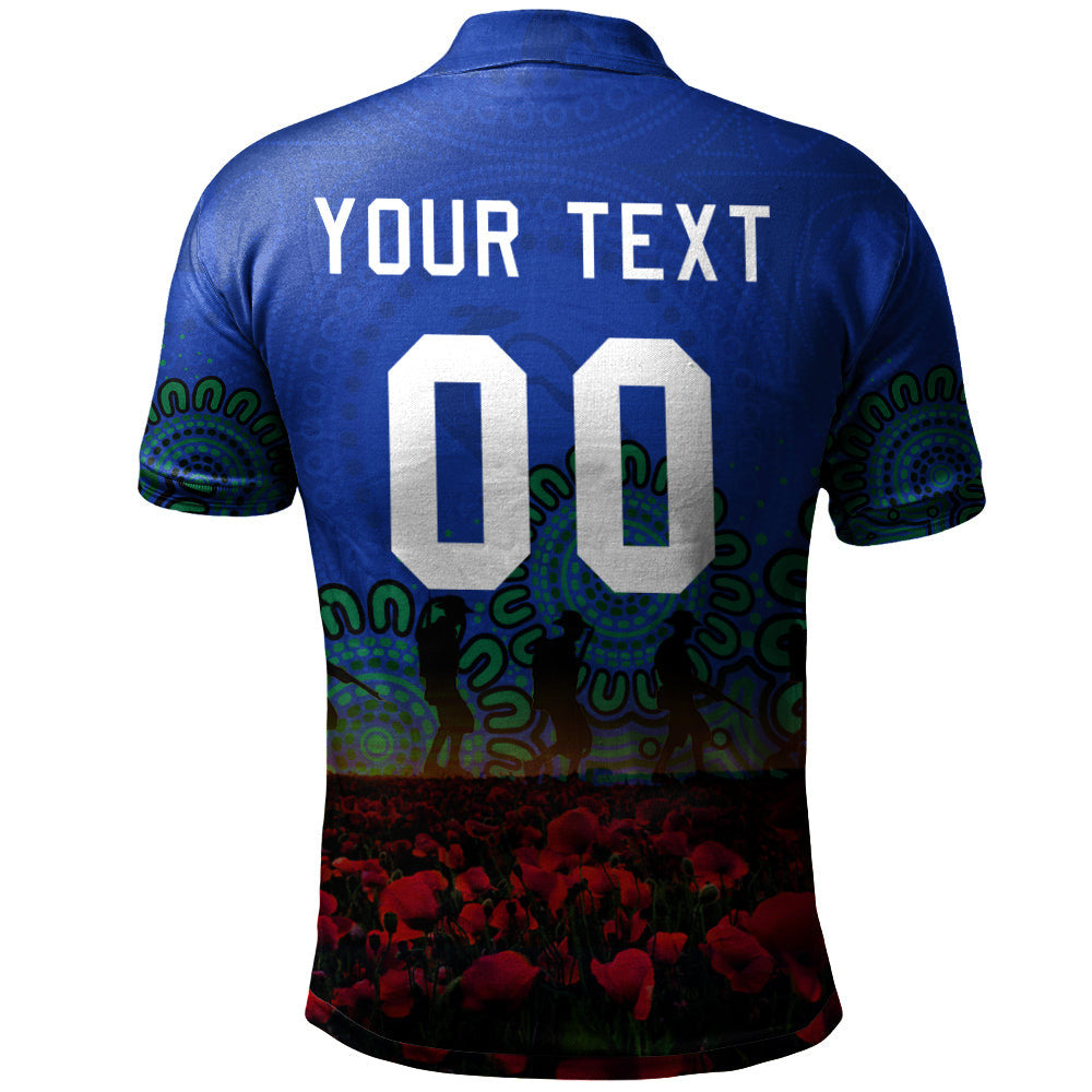 new-zealand-warriors-polo-shirt-personalized-aboriginal-rugby-anzac-day-poppy-with-soldiers-nrl