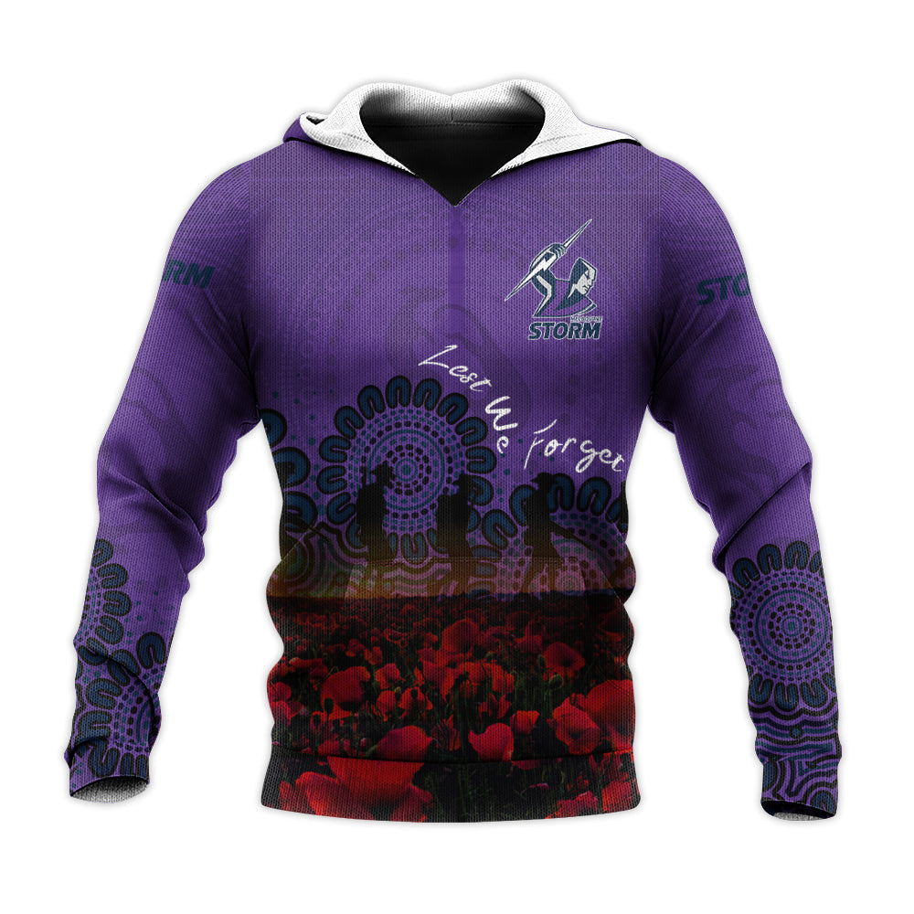 melbourne-storm-hoodie-personalized-aboriginal-rugby-anzac-day-poppy-with-soldiers-nrl