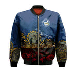 parramatta-eels-bomber-jacket-personalized-aboriginal-rugby-anzac-day-poppy-with-soldiers-nrl