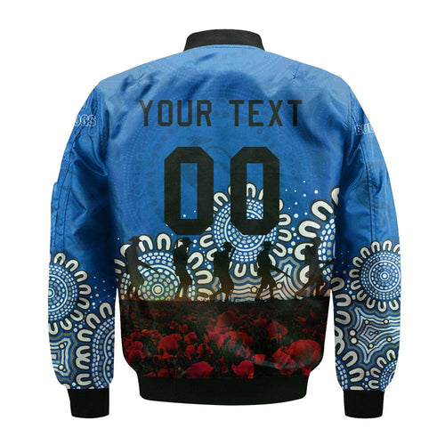 canterbury-bankstown-bulldogs-bomber-jacket-personalized-aboriginal-rugby-anzac-day-poppy-with-soldiers-nrl