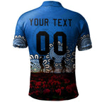 canterbury-bankstown-bulldogs-polo-shirt-personalized-aboriginal-rugby-anzac-day-poppy-with-soldiers-nrl