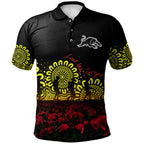 penrith-panthers-polo-shirt-personalized-aboriginal-rugby-anzac-day-poppy-with-soldiers-nrl