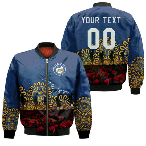 parramatta-eels-bomber-jacket-personalized-aboriginal-rugby-anzac-day-poppy-with-soldiers-nrl