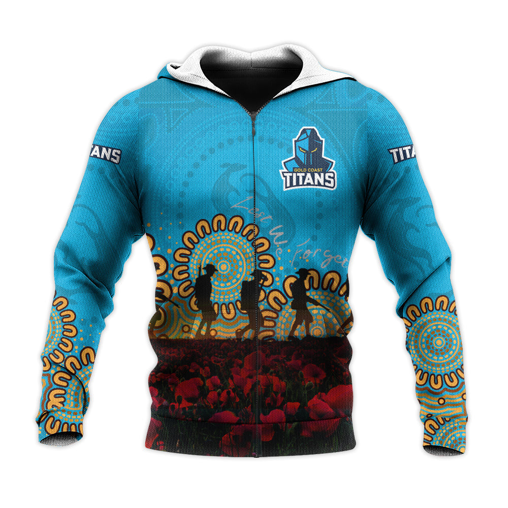 gold-coast-titans-hoodie-personalized-aboriginal-rugby-anzac-day-poppy-with-soldiers-nrl