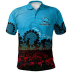 cronulla-sutherland-sharks-polo-shirt-personalized-aboriginal-rugby-anzac-day-poppy-with-soldiers-nrl