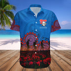 newcastle-knights-hawaii-shirt-personalized-aboriginal-rugby-anzac-day-poppy-with-soldiers-nrl