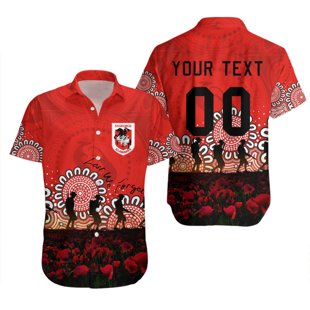 st-george-illawarra-dragons-hawaii-shirt-personalized-aboriginal-rugby-anzac-day-poppy-with-soldiers-nrl