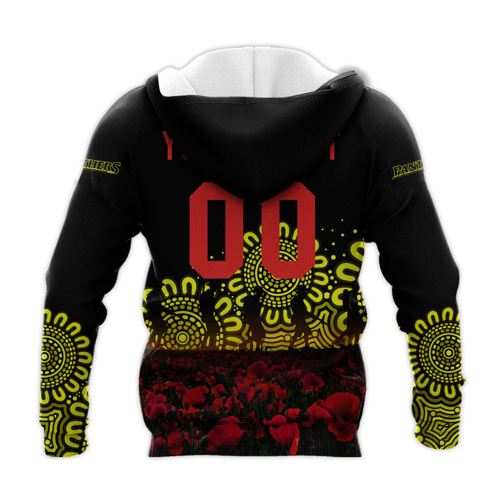 penrith-panthers-hoodie-personalized-aboriginal-rugby-anzac-day-poppy-with-soldiers-nrl