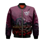 manly-warringah-sea-eagles-bomber-jacket-personalized-aboriginal-rugby-anzac-day-poppy-with-soldiers-nrl