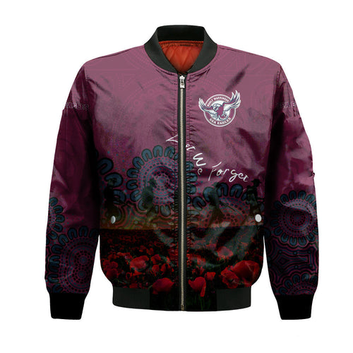manly-warringah-sea-eagles-bomber-jacket-personalized-aboriginal-rugby-anzac-day-poppy-with-soldiers-nrl