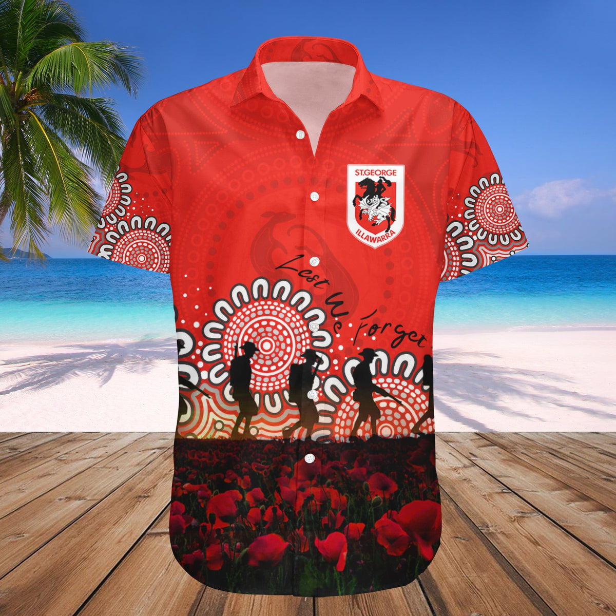 st-george-illawarra-dragons-hawaii-shirt-personalized-aboriginal-rugby-anzac-day-poppy-with-soldiers-nrl