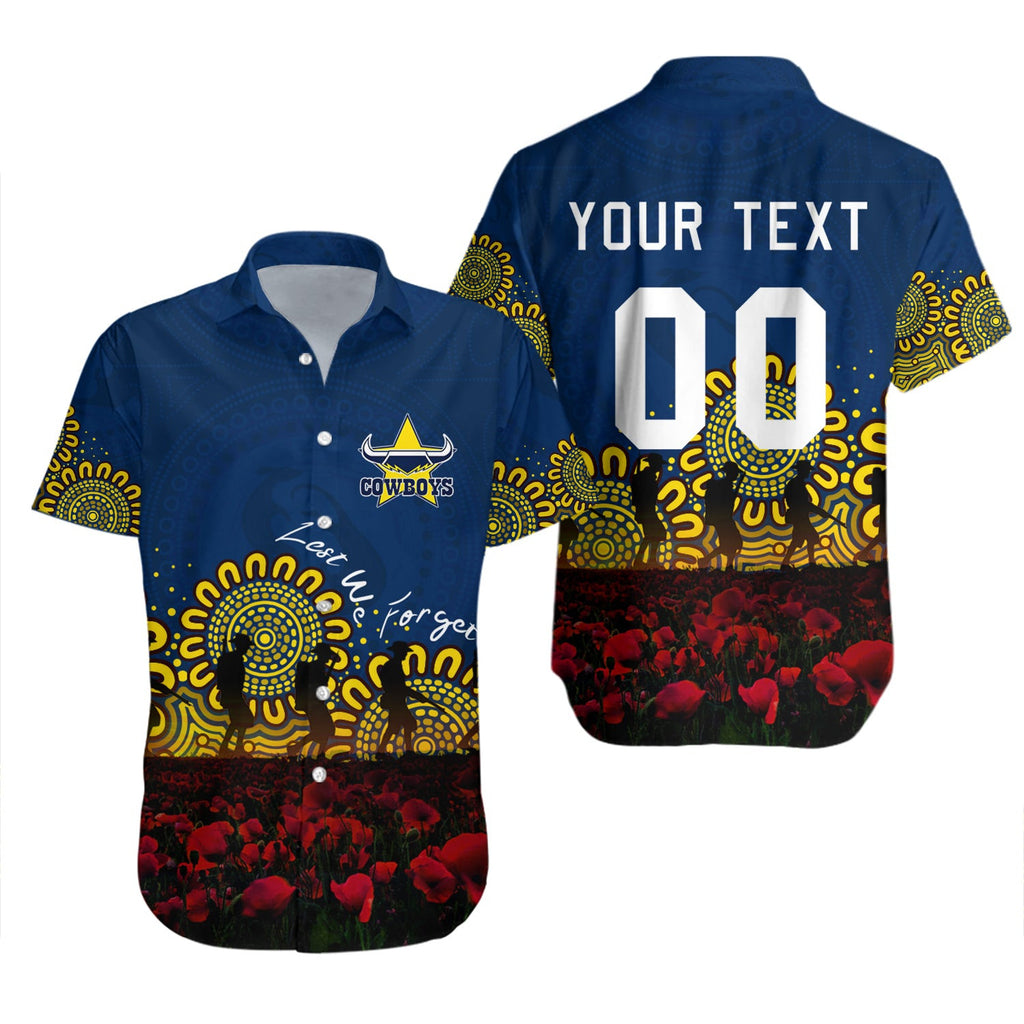 north-queensland-cowboys-hawaii-shirt-personalized-aboriginal-rugby-anzac-day-poppy-with-soldiers-nrl