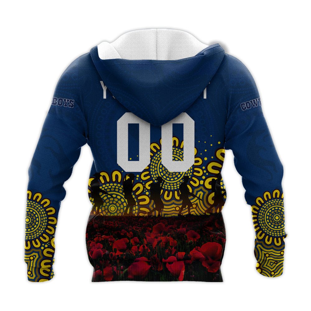 north-queensland-cowboys-hoodie-personalized-aboriginal-rugby-anzac-day-poppy-with-soldiers-nrl