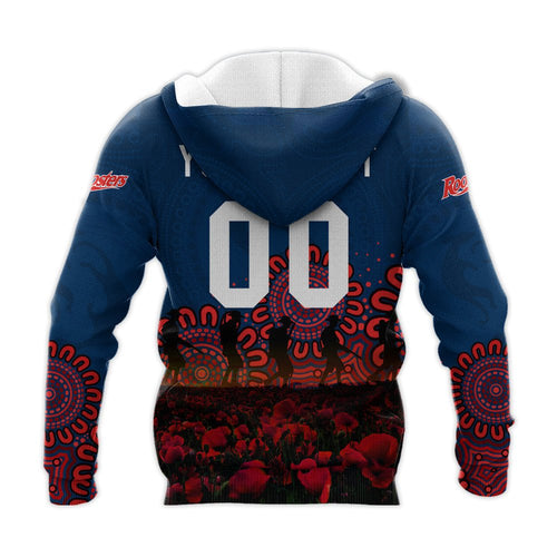 sydney-roosters-hoodie-personalized-aboriginal-rugby-anzac-day-poppy-with-soldiers-nrl