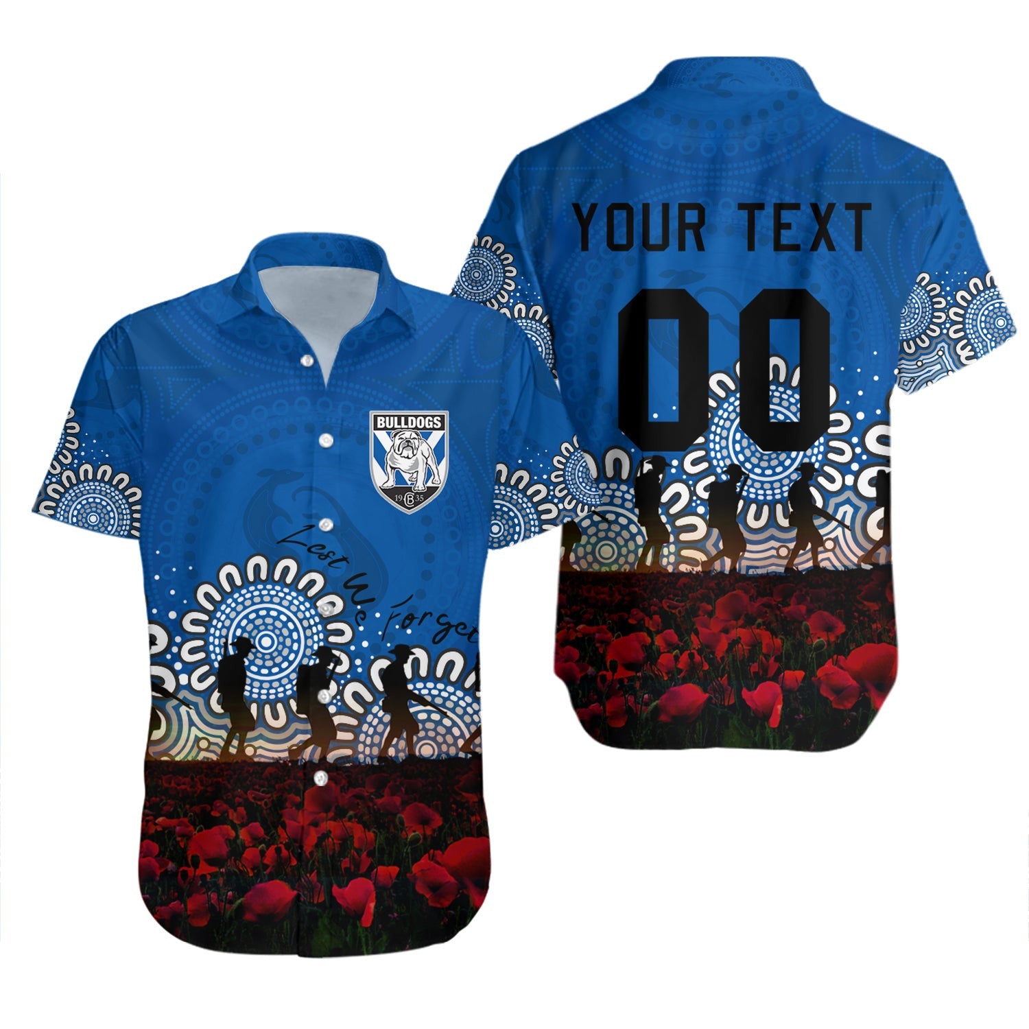 canterbury-bankstown-bulldogs-hawaii-shirt-personalized-aboriginal-rugby-anzac-day-poppy-with-soldiers-nrl
