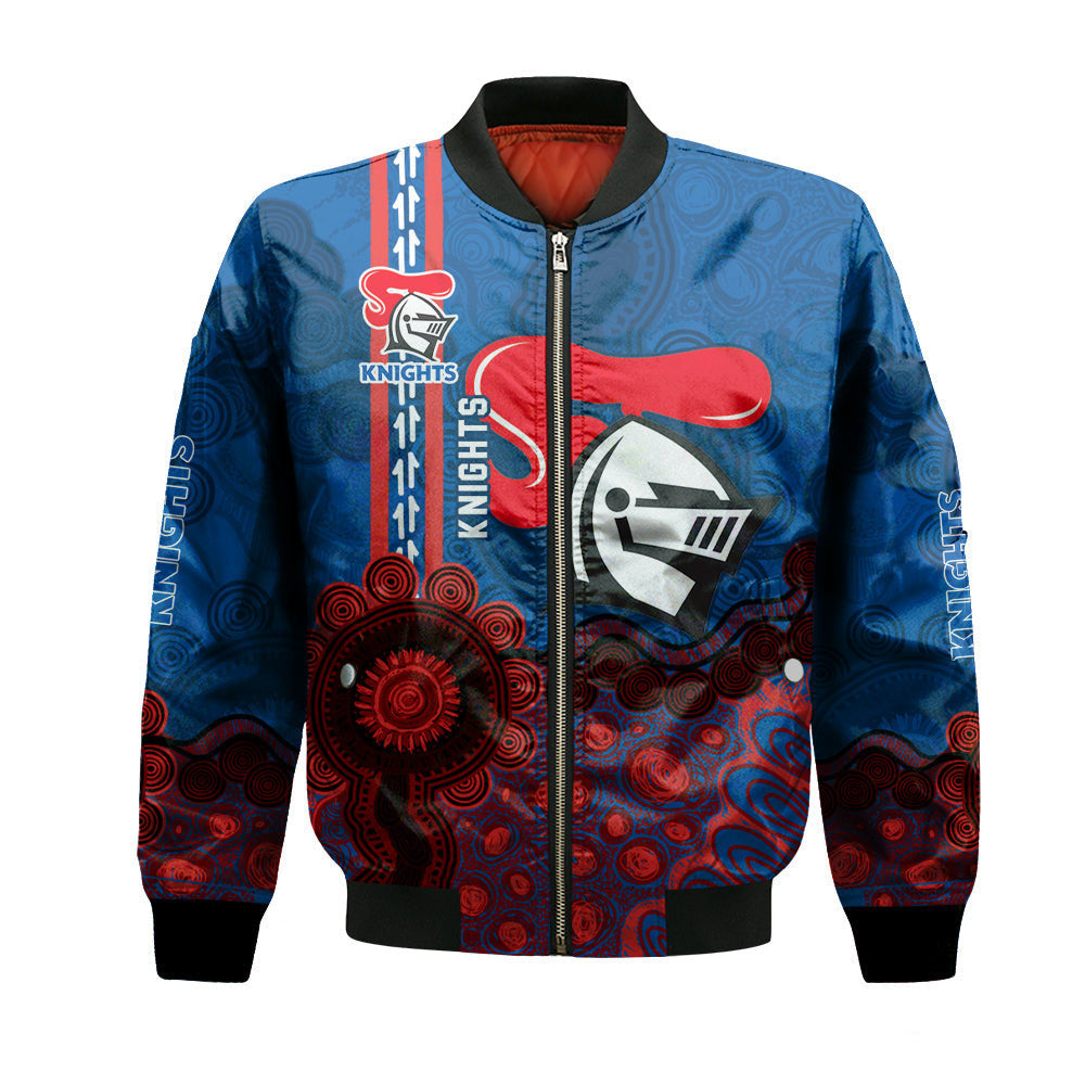 newcastle-knights-aboriginal-bomber-jacket-rugby-indigenous-kangaroo-tracks-nrl