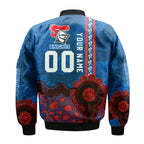 newcastle-knights-aboriginal-bomber-jacket-rugby-indigenous-kangaroo-tracks-nrl
