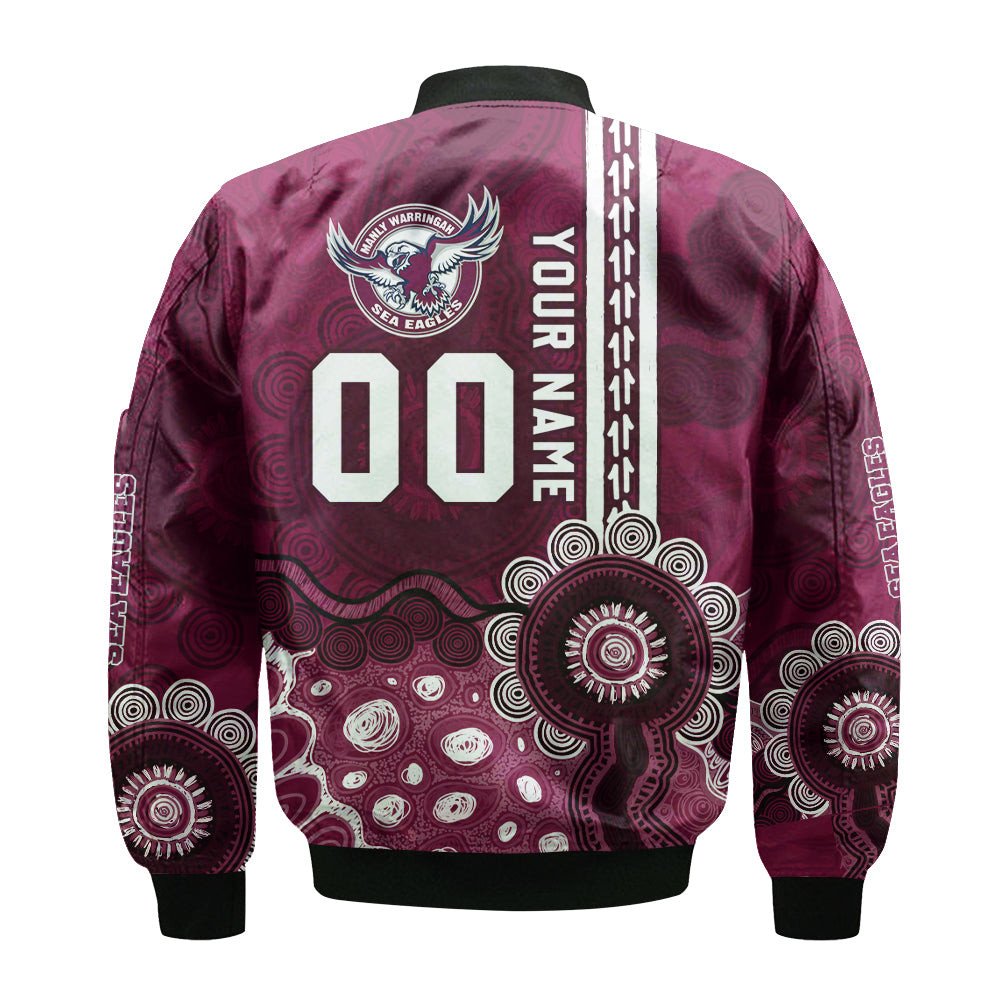 manly-warringah-sea-eagles-aboriginal-bomber-jacket-rugby-indigenous-kangaroo-tracks-nrl